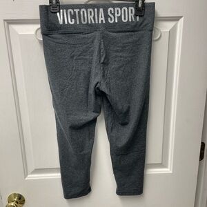 Gray Victoria Secret Crop Leggings